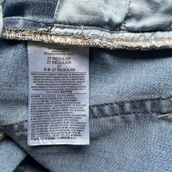 GAP Resolution slim straight vintage blue size 27 - Picture 8 of 14